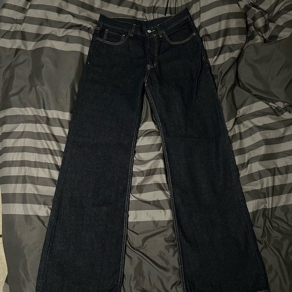 Acne Men's Dark Blue Relaxed Jeans
